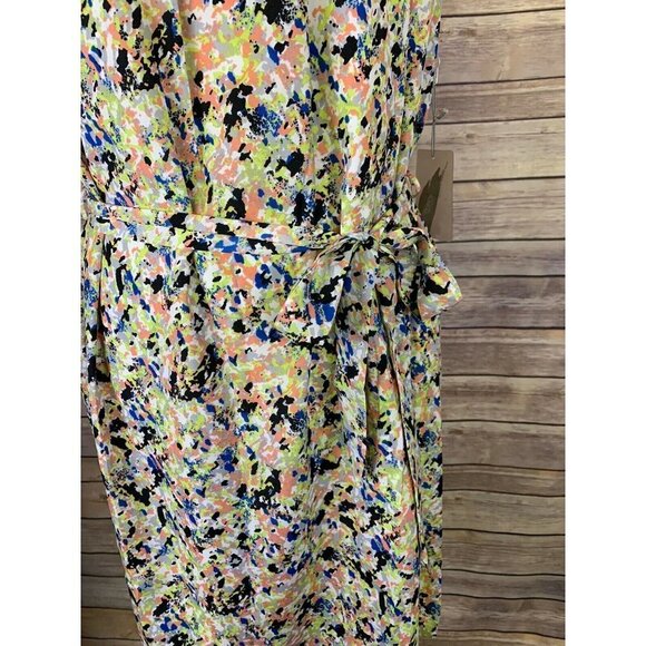 Forever 21 Large NWT Dress Colorful Abstract Tie - Picture 9 of 11